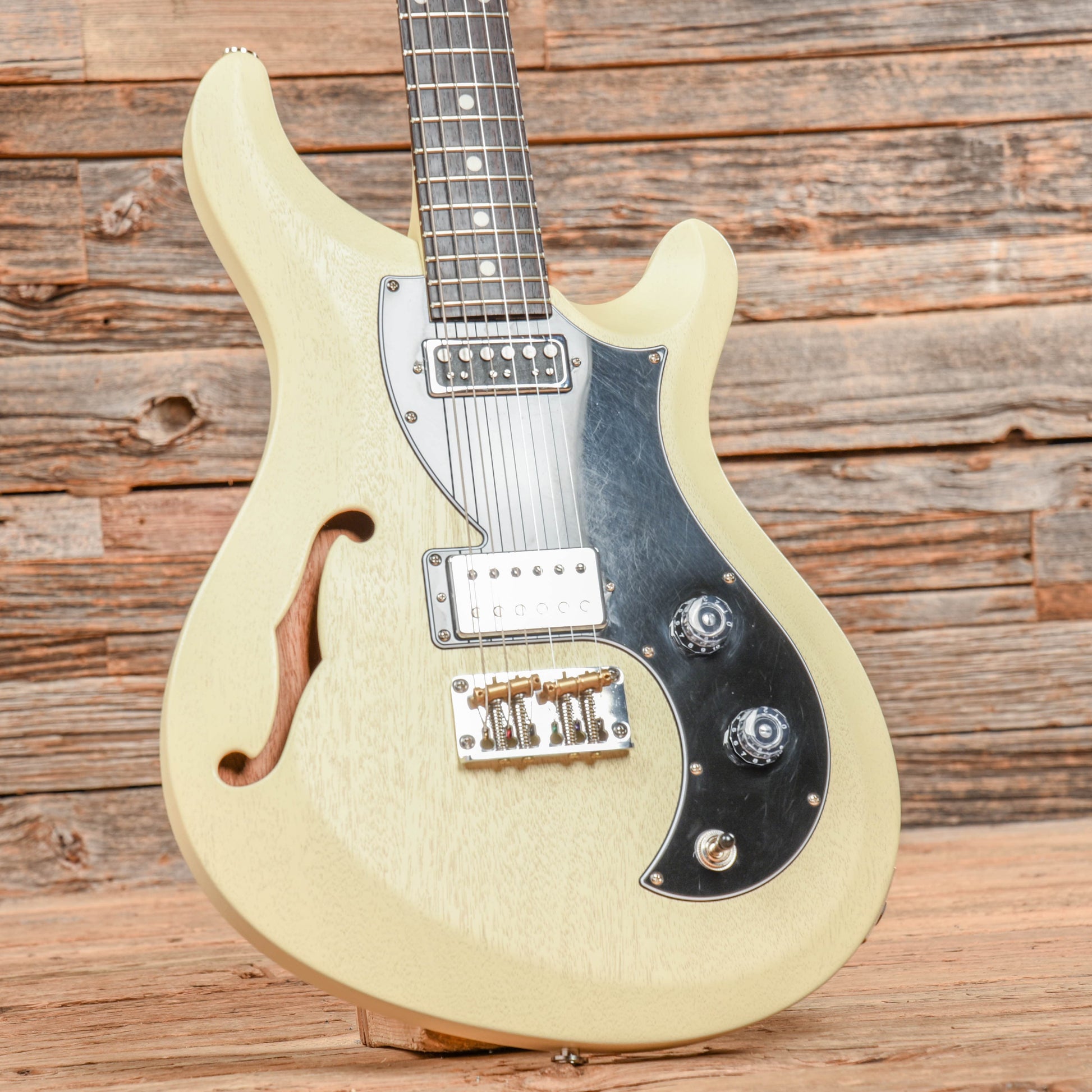 PRS S2 Vela Semi-Hollow Satin Antique White 2021 Electric Guitars / Semi-Hollow