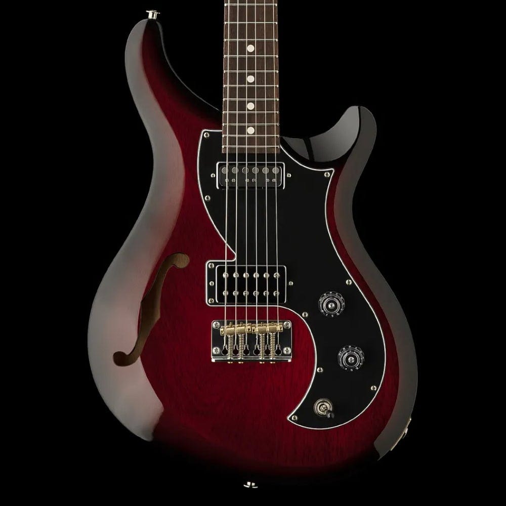PRS S2 Vela Semi-Hollow Scarlet Sunburst Electric Guitars / Semi-Hollow