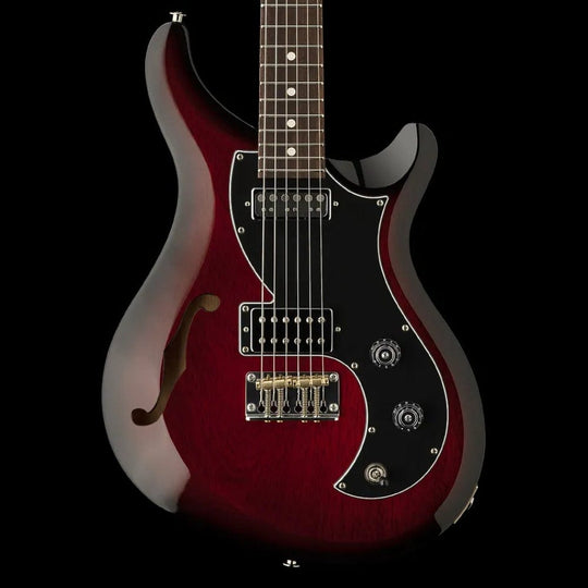 PRS S2 Vela Semi-Hollow Scarlet Sunburst Electric Guitars / Semi-Hollow