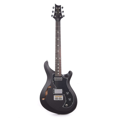 PRS Satin Nitro S2 Semi Hollow Vela Charcoal Satin Electric Guitars / Semi-Hollow