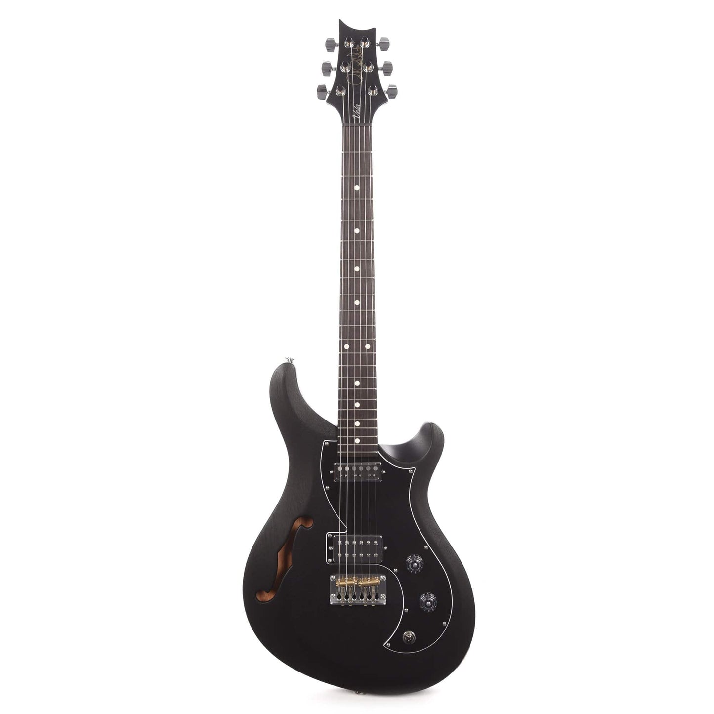 PRS Satin S2 Vela Semi Hollow Charcoal Satin Electric Guitars / Semi-Hollow