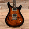 PRS SE Custom 22 Semi-Hollow Black Gold Burst Electric Guitars / Semi-Hollow