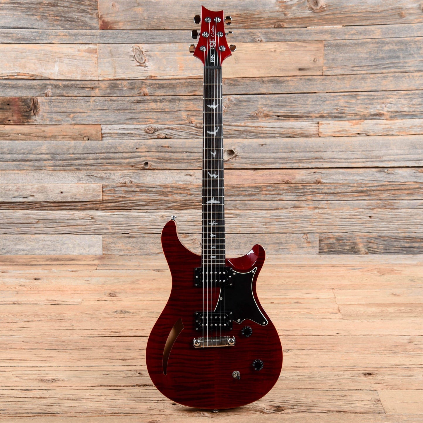 PRS SE Custom 22 Semi-Hollow Cherry 2010 Electric Guitars / Semi-Hollow