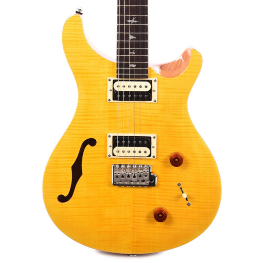 PRS SE Custom 22 Semi-Hollow Santana Yellow Electric Guitars / Semi-Hollow