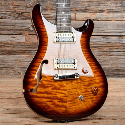 PRS SE Custom 22 Semi-Hollow Sunburst 2015 Electric Guitars / Semi-Hollow