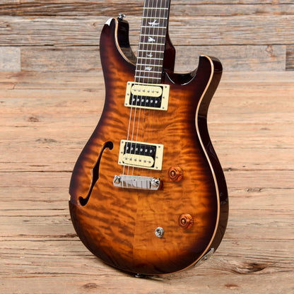 PRS SE Custom 22 Semi-Hollow Sunburst 2015 Electric Guitars / Semi-Hollow