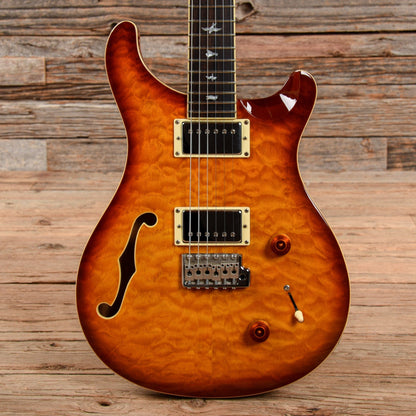 PRS SE Custom 22 Semi-Hollow Sunburst Electric Guitars / Semi-Hollow