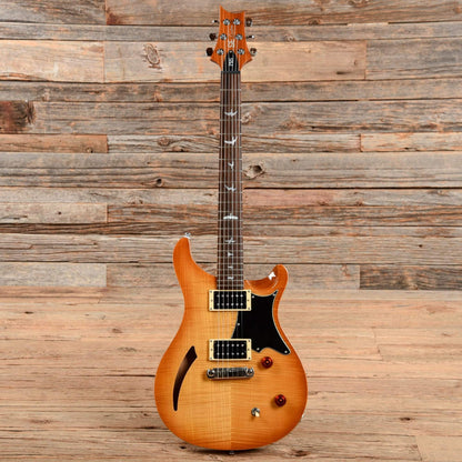 PRS SE Custom Semi-Hollow Sunburst Electric Guitars / Semi-Hollow