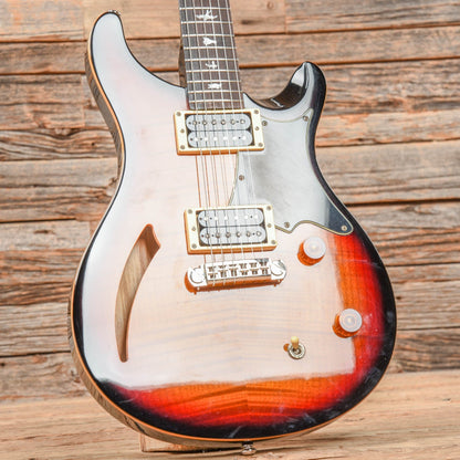 PRS SE Custom Semi-Hollow Sunburst Electric Guitars / Semi-Hollow