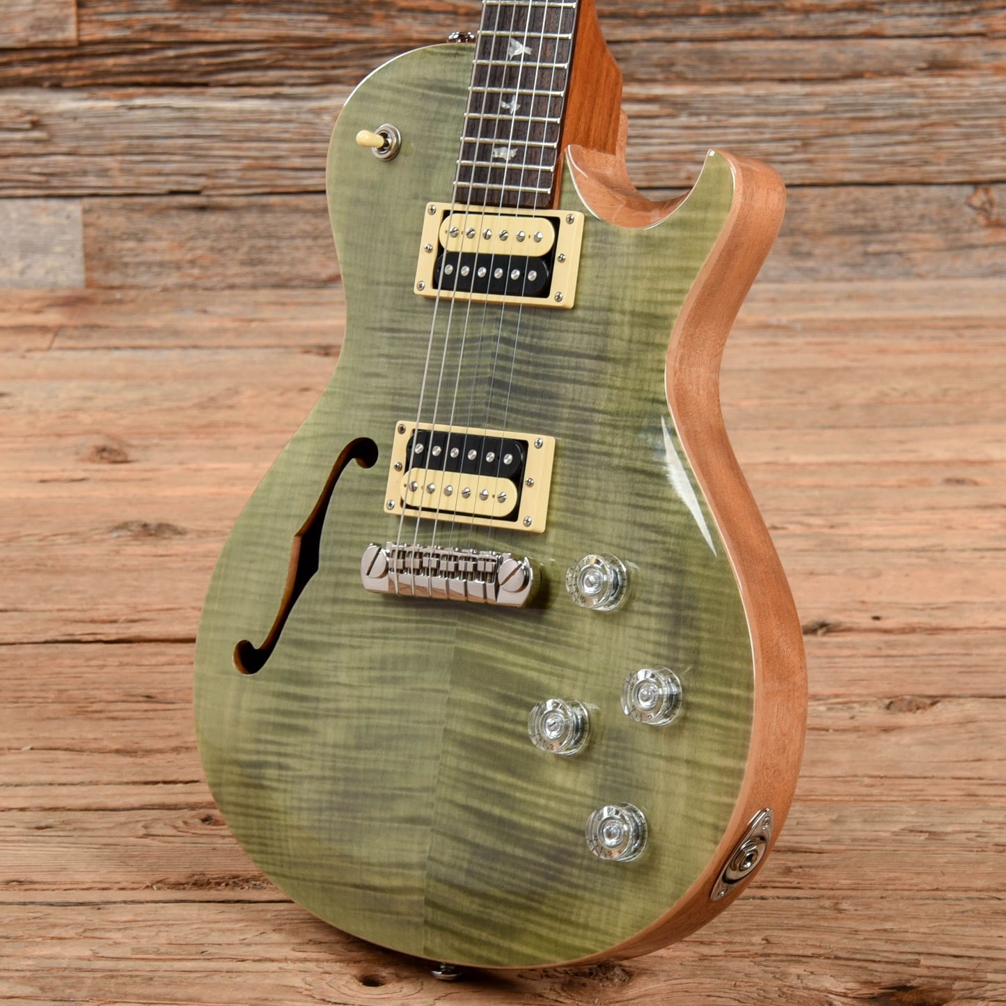 PRS SE Zach Myers Green Electric Guitars / Semi-Hollow