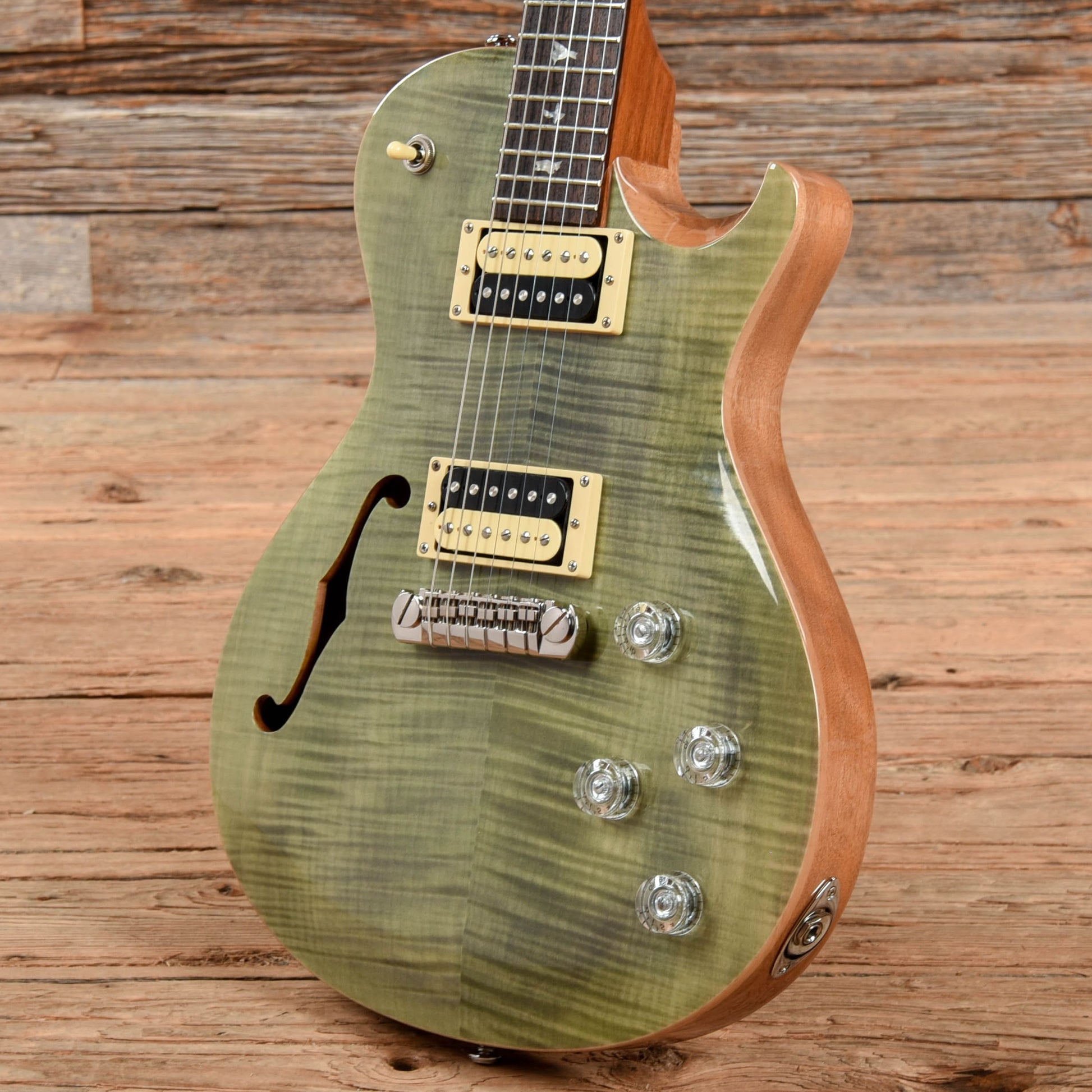 PRS SE Zach Myers Green Electric Guitars / Semi-Hollow