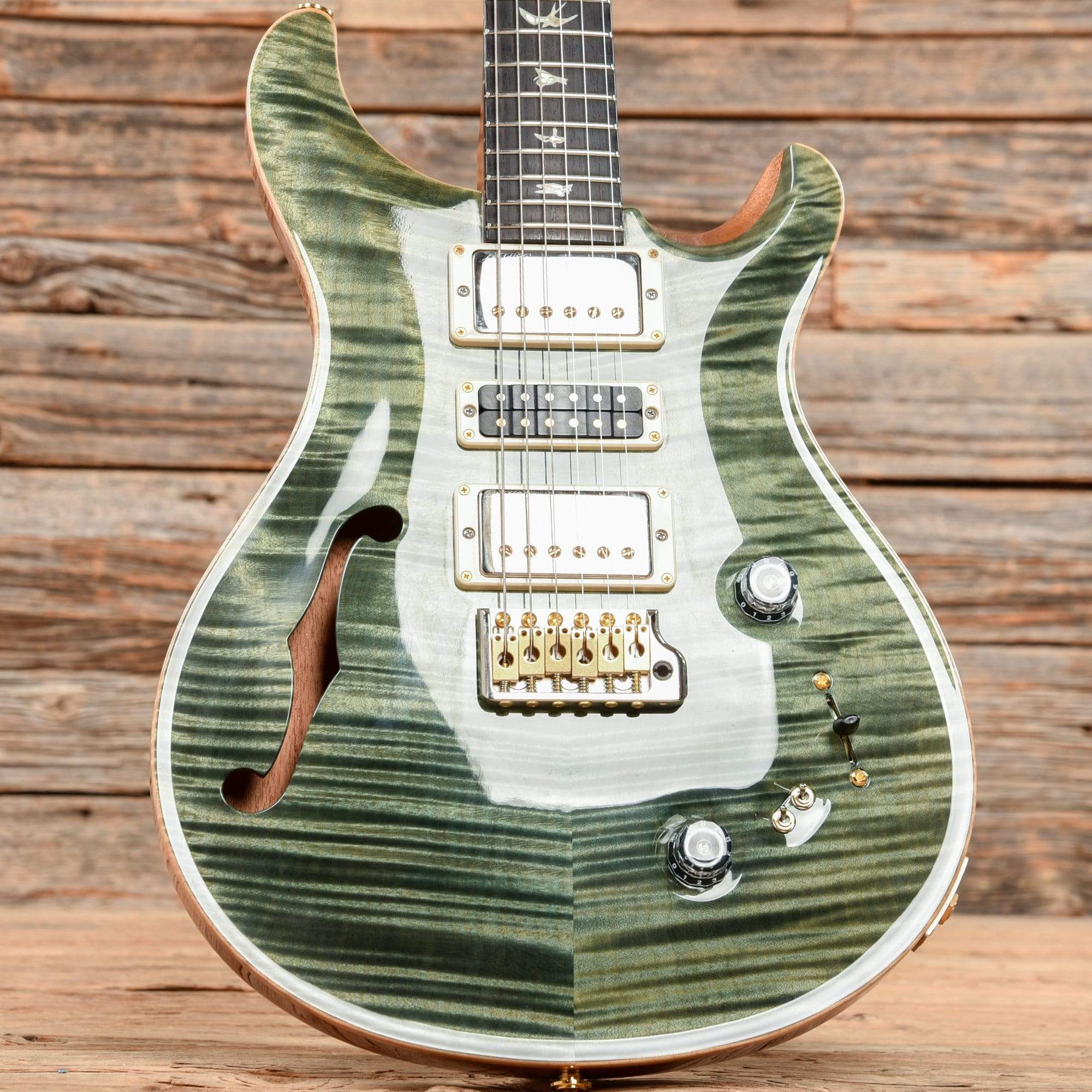 PRS Special 22 Semi-Hollow Limited Edition 10 Top Trampas Green
