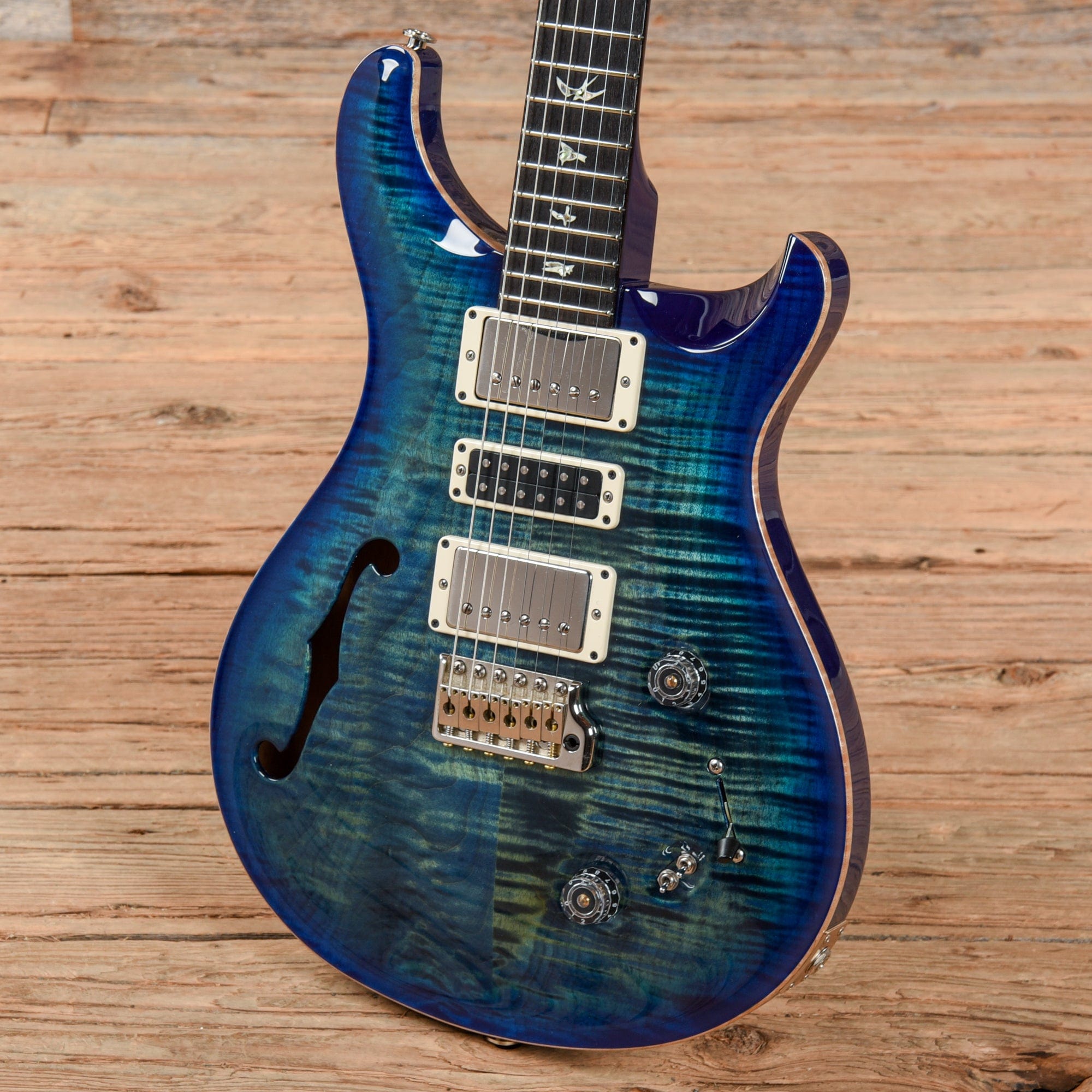 PRS Special 22 Semi-Hollow Limited Edition Violet Blue Burst 2019 Electric Guitars / Semi-Hollow