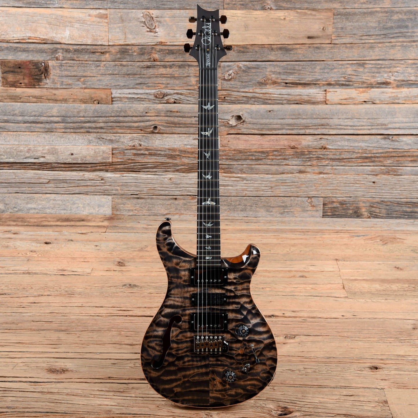 PRS Wood Library Custom 22 Special Semi-Hollow Charcoal 2019 Electric Guitars / Semi-Hollow