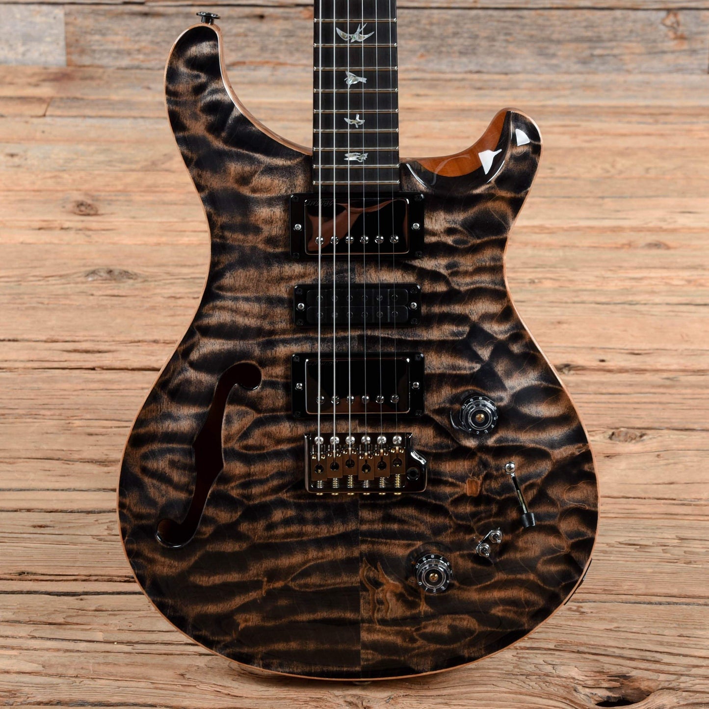 PRS Wood Library Custom 22 Special Semi-Hollow Charcoal 2019 Electric Guitars / Semi-Hollow