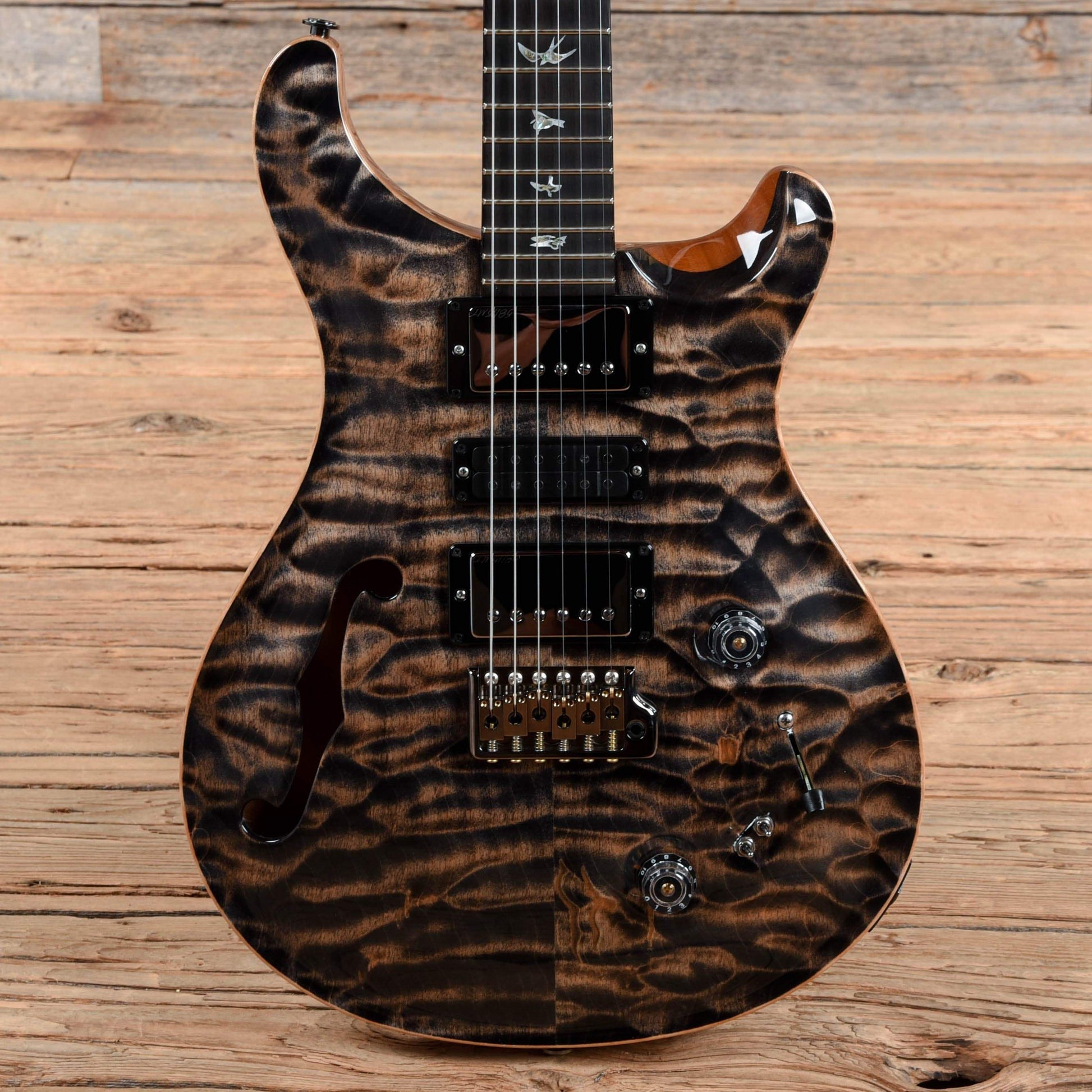 PRS Wood Library Custom 22 Special Semi-Hollow Charcoal 2019 Electric Guitars / Semi-Hollow