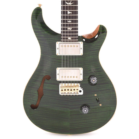 PRS Wood Library Custom 24 Semi-Hollow 10 Top Flame Evergreen w/Rosewood Neck & Brazilian Rosewood Fingerboard Electric Guitars / Semi-Hollow
