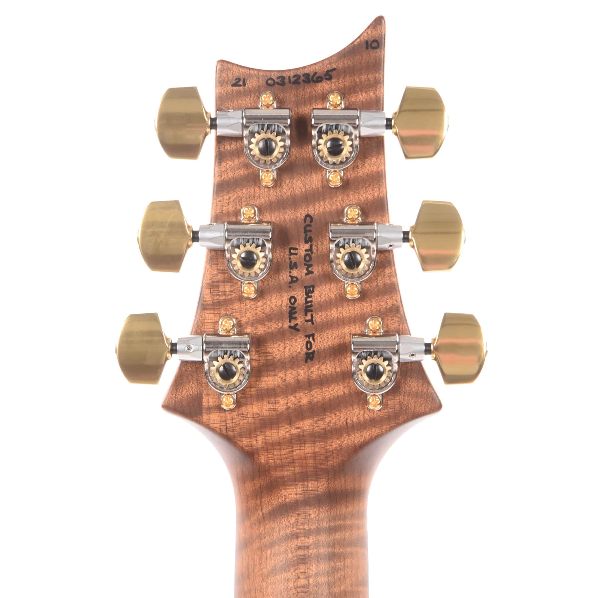 PRS Wood Library Custom 24 Semi-Hollow 10 Top Flame Orange Tiger w/Torrefied Maple Neck & Brazilian Rosewood Fingerboard Electric Guitars / Semi-Hollow