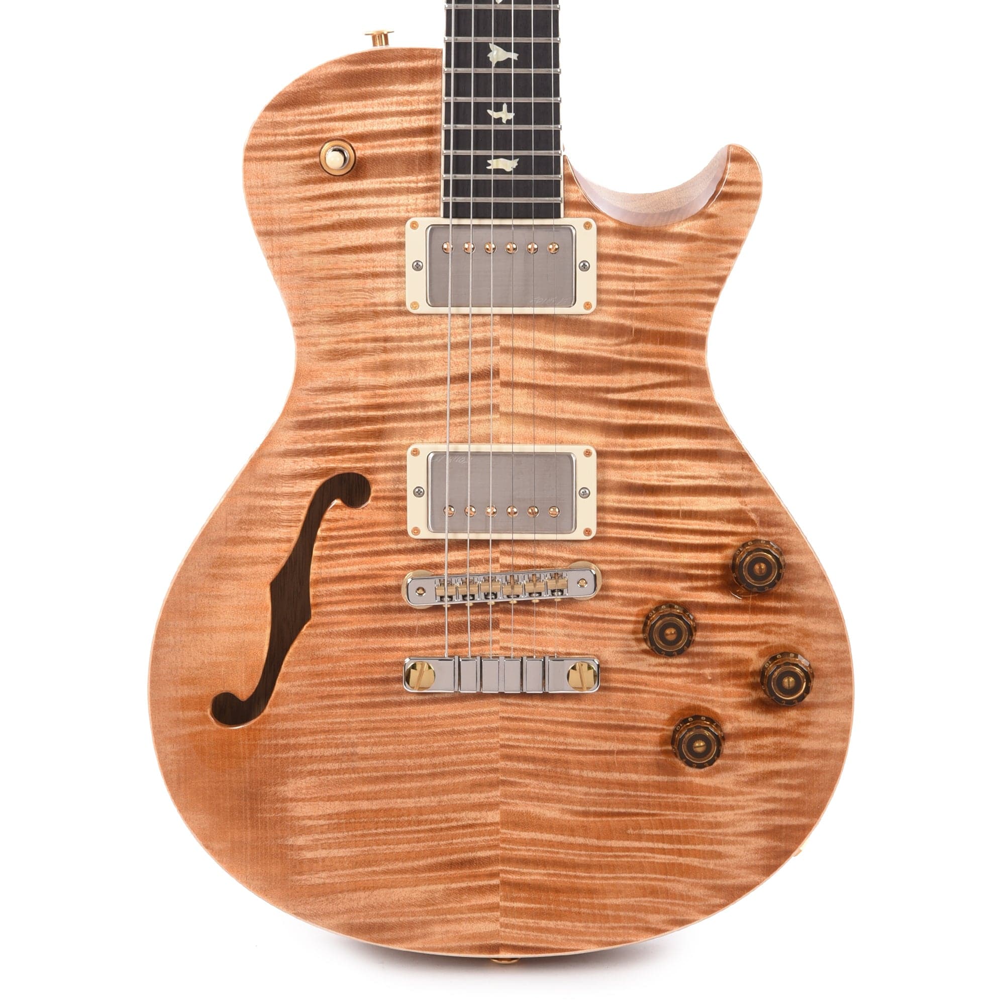 PRS Wood Library McCarty 594 Singlecut Semi-Hollow 10-Top Flame Copperhead w/Ebony Fingerboard & Rosewood Neck Electric Guitars / Semi-Hollow