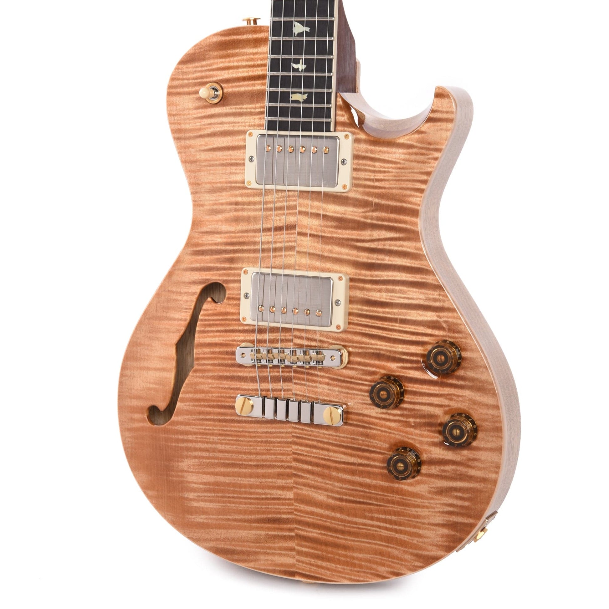PRS Wood Library McCarty 594 Singlecut Semi-Hollow 10-Top Flame Copperhead w/Ebony Fingerboard & Rosewood Neck Electric Guitars / Semi-Hollow
