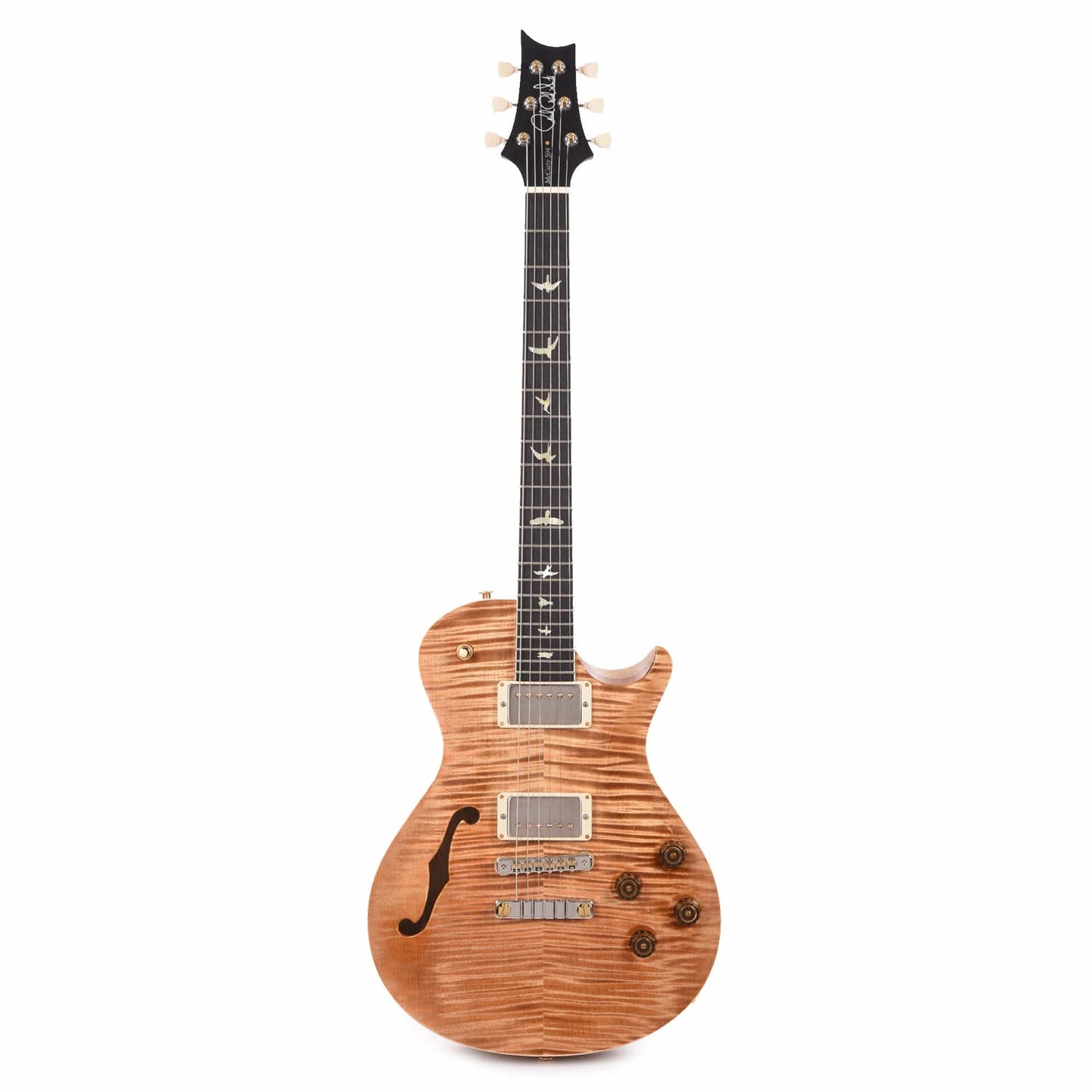 PRS Wood Library McCarty 594 Singlecut Semi-Hollow 10-Top Flame Copperhead w/Ebony Fingerboard & Rosewood Neck Electric Guitars / Semi-Hollow