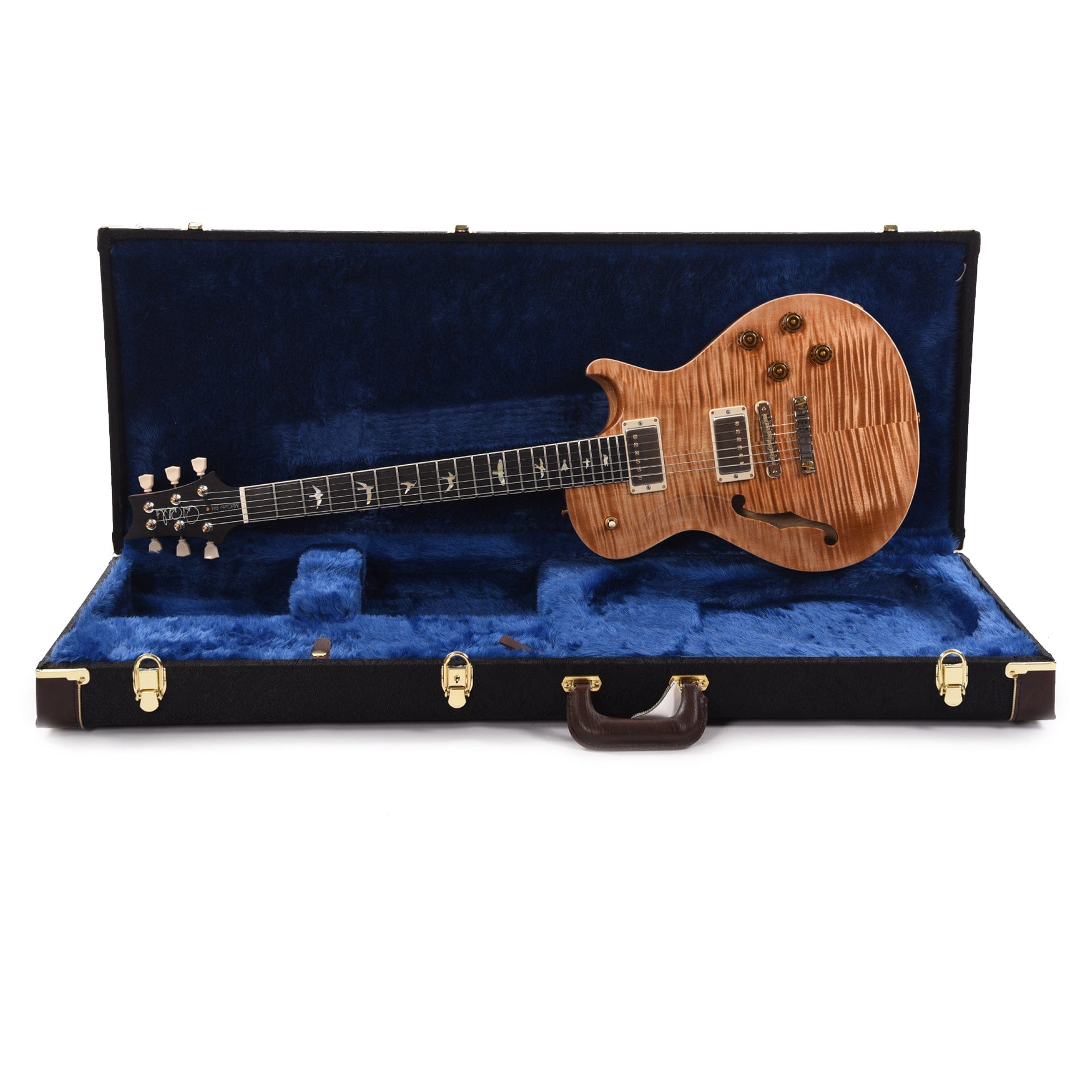 PRS Wood Library McCarty 594 Singlecut Semi-Hollow 10-Top Flame Copperhead w/Ebony Fingerboard & Rosewood Neck Electric Guitars / Semi-Hollow