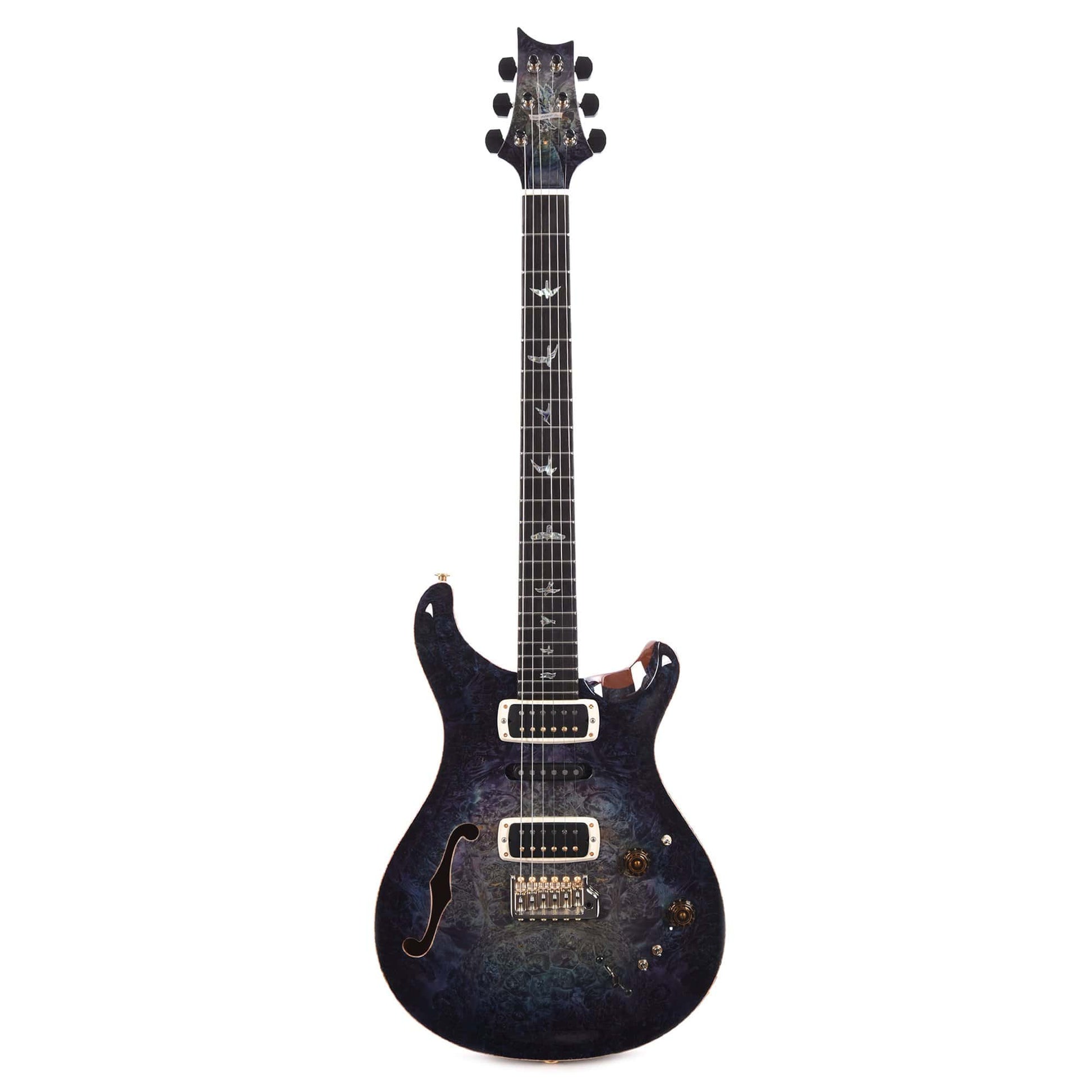 PRS 2021 NAMM Limited Private Stock Modern Eagle V Semi-Hollow Burl Maple Natural Electric Guitars / Solid Body