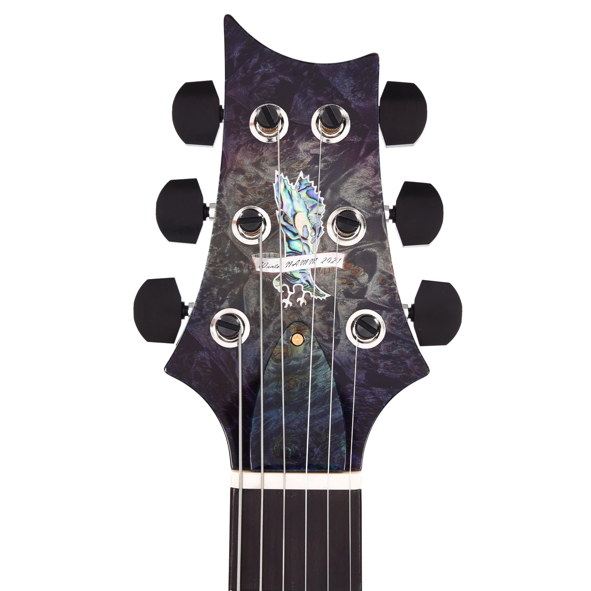 PRS 2021 NAMM Limited Private Stock Modern Eagle V Semi-Hollow Burl Maple Natural Electric Guitars / Solid Body