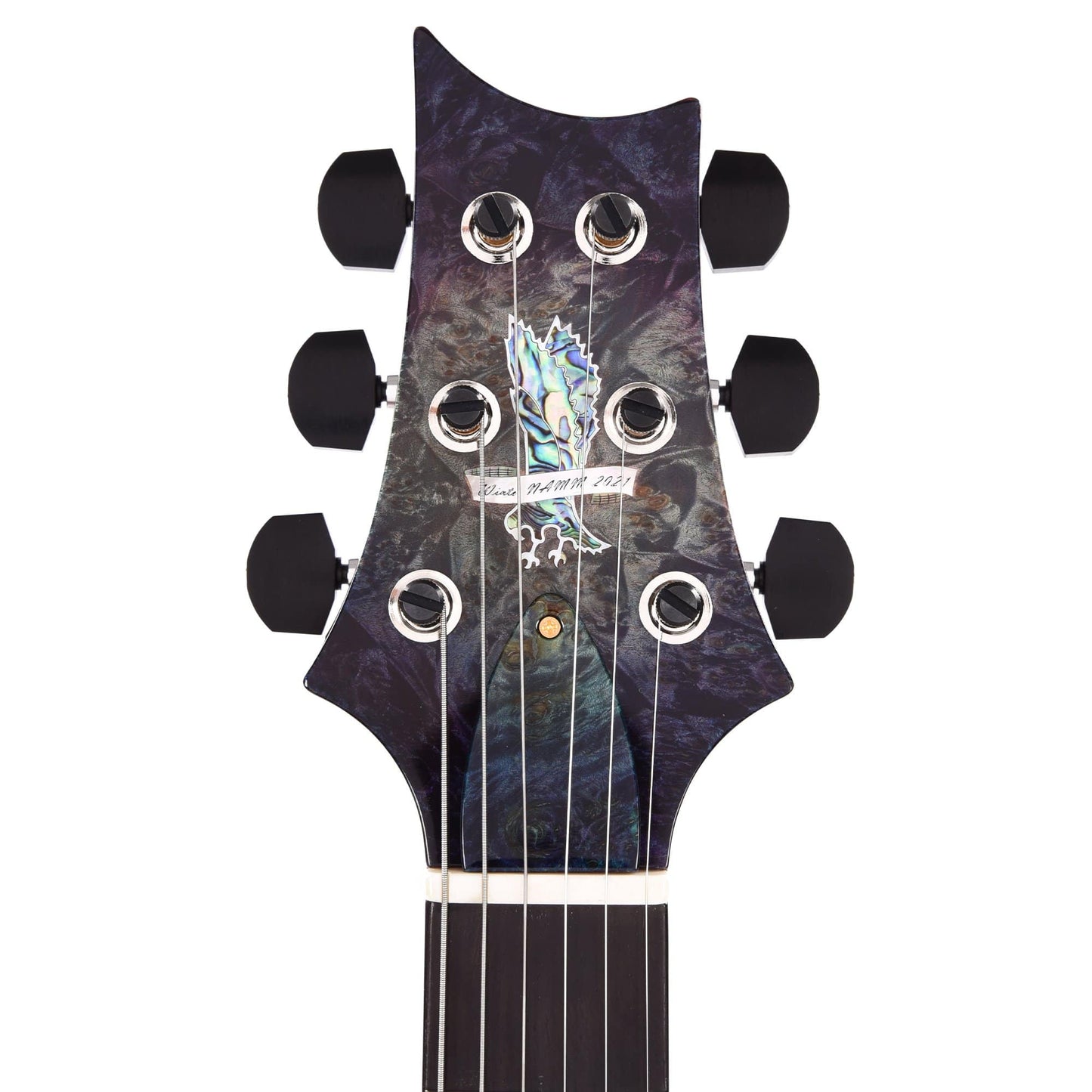 PRS 2021 NAMM Limited Private Stock Modern Eagle V Semi-Hollow Burl Maple Natural Electric Guitars / Solid Body