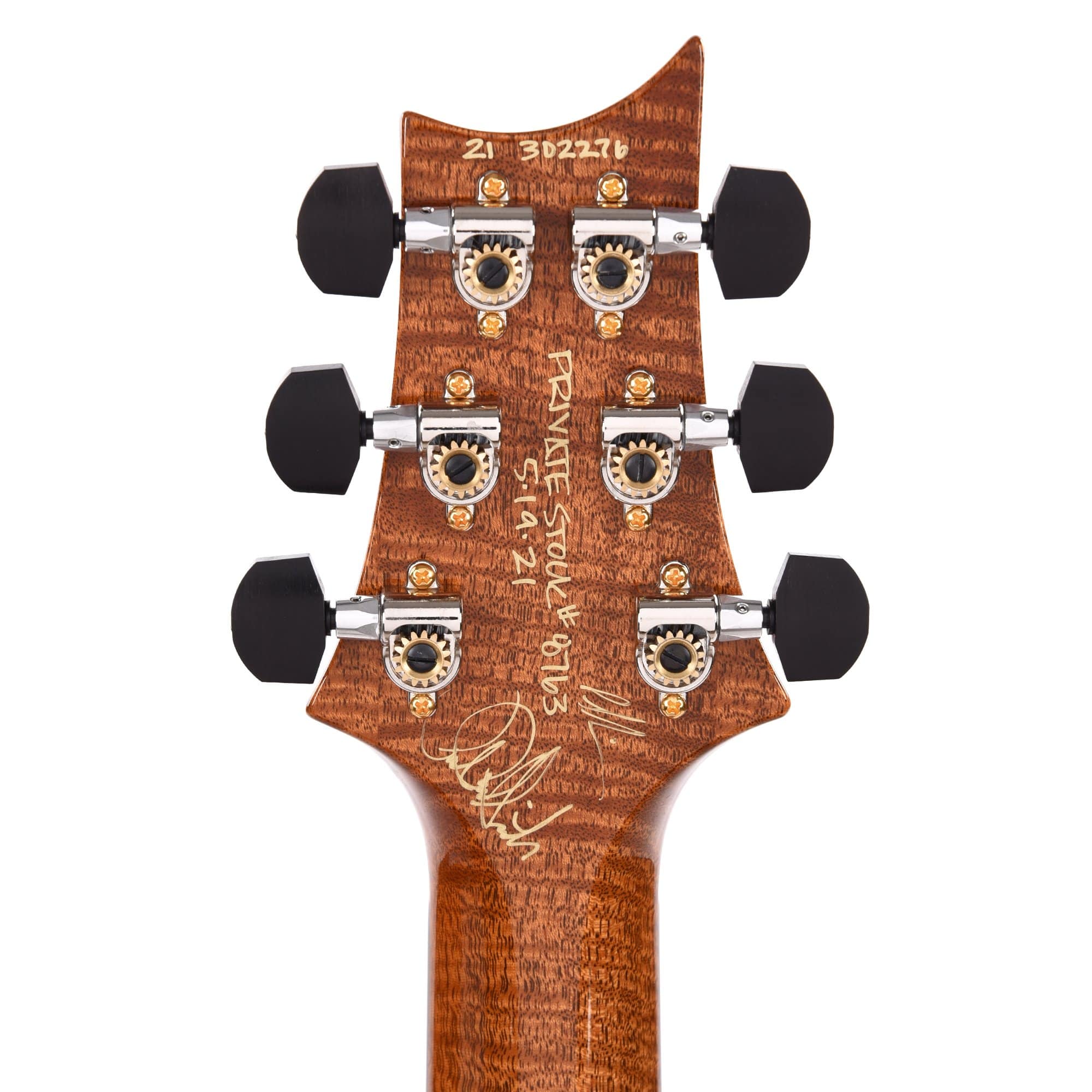 PRS 2021 NAMM Limited Private Stock Modern Eagle V Semi-Hollow Burl Maple Natural Electric Guitars / Solid Body