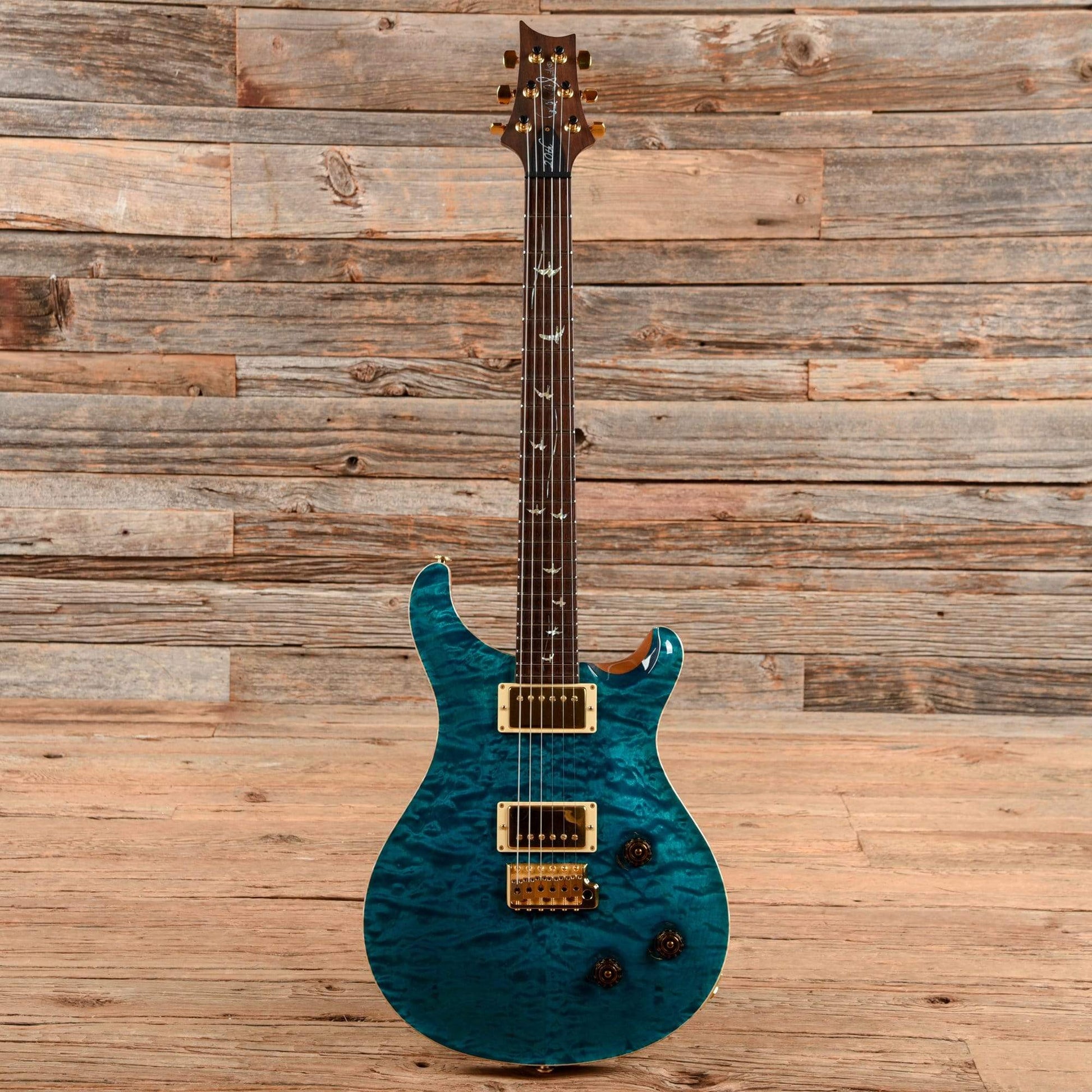 PRS 20th Anniversary Custom 22 Artist Package w/Brazilian Rosewood Fretboard Blue Matteo 2007 Electric Guitars / Solid Body