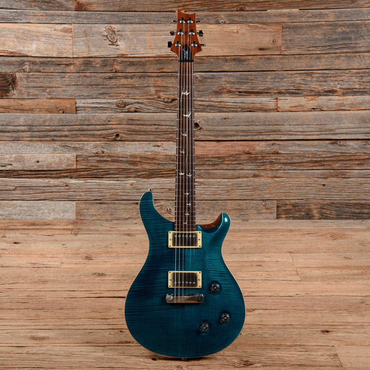 PRS 20th Anniversary Custom 22 Stoptail 10-Top Blue Matteo 2005 Electric Guitars / Solid Body