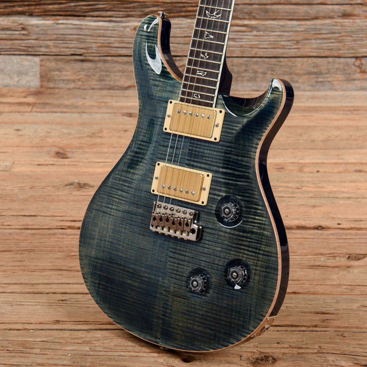 PRS 25th Anniversary Custom 24 Transparent Blue 2010 Electric Guitars / Solid Body