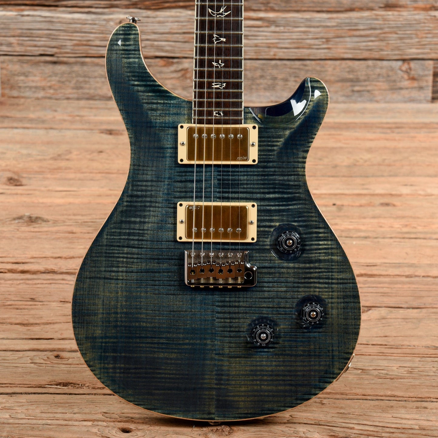 PRS 25th Anniversary Custom 24 Transparent Blue 2010 Electric Guitars / Solid Body