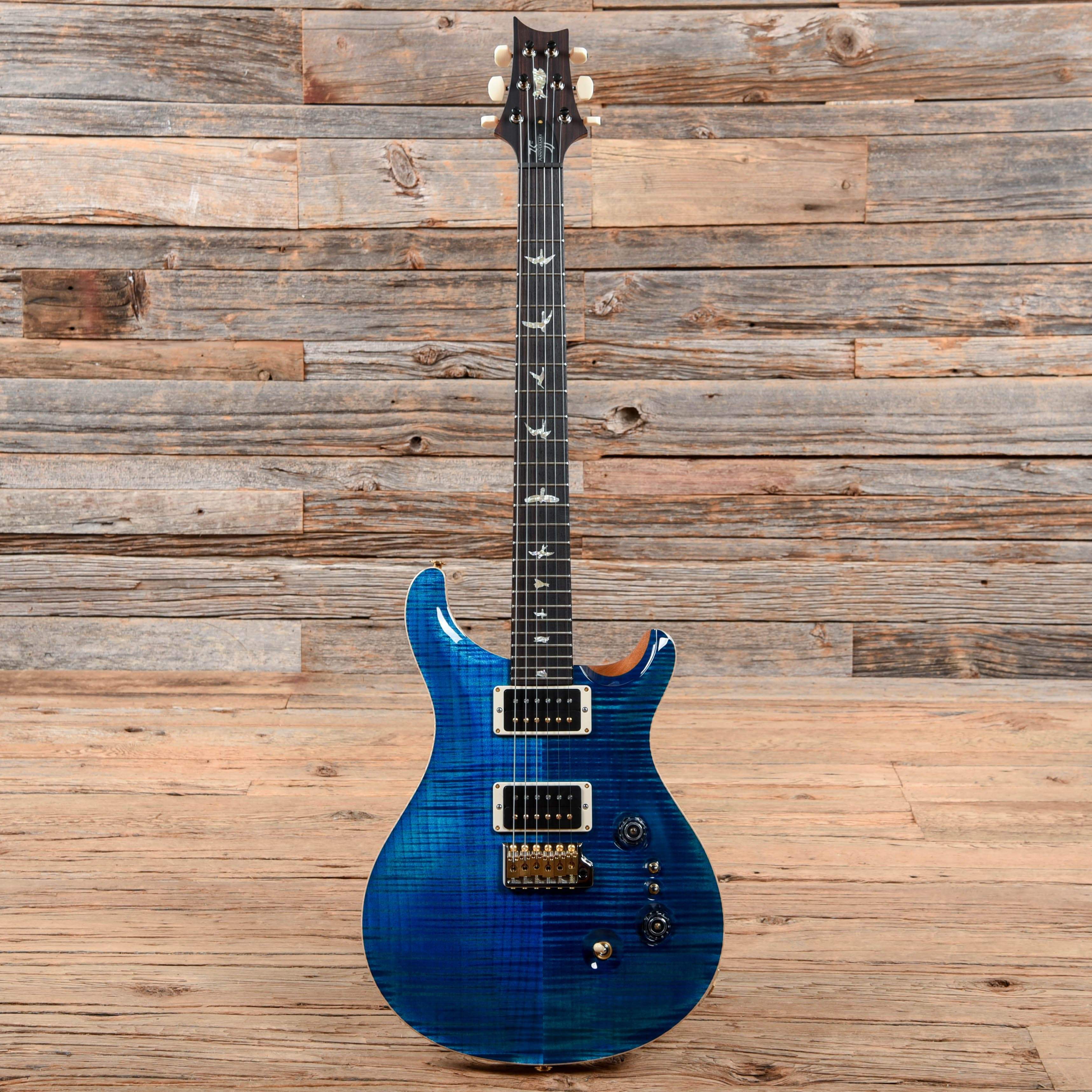 Expensive Prs PRS 35th Anniversary Custom 24 10 Top Aquamarine 2019 – Chicago Music ...