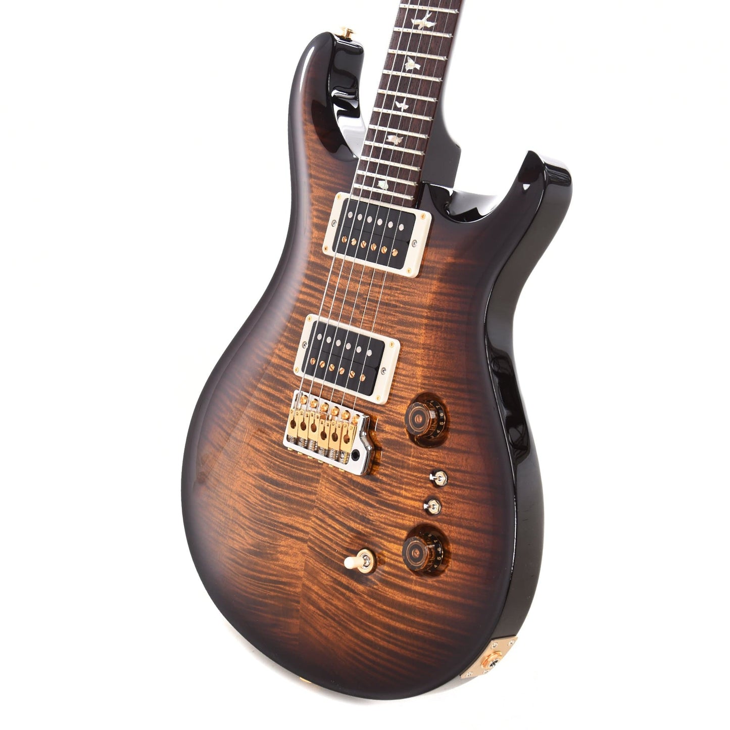PRS 35th Anniversary Custom 24 10 Top Black Gold Burst Electric Guitars / Solid Body