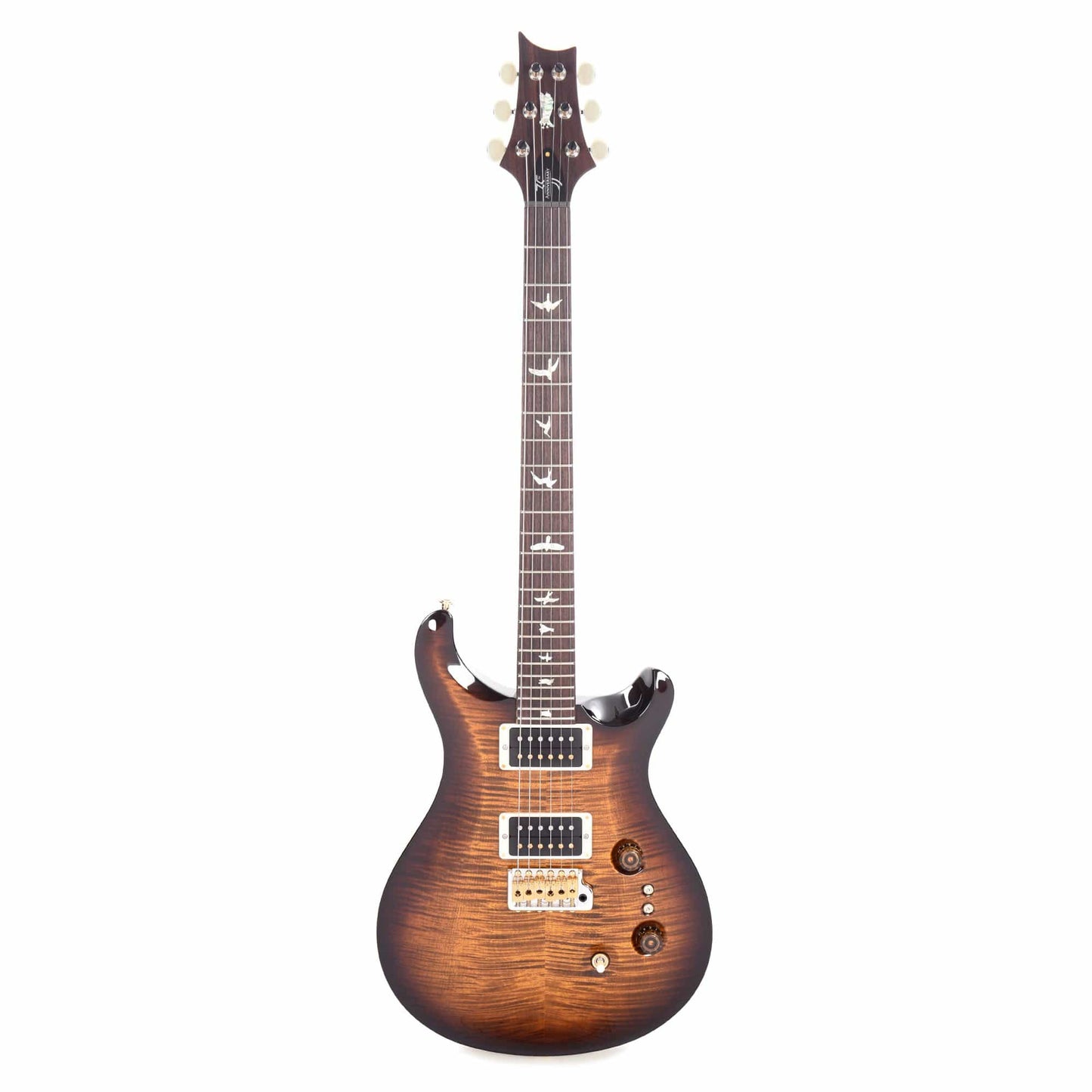 PRS 35th Anniversary Custom 24 10 Top Black Gold Burst Electric Guitars / Solid Body