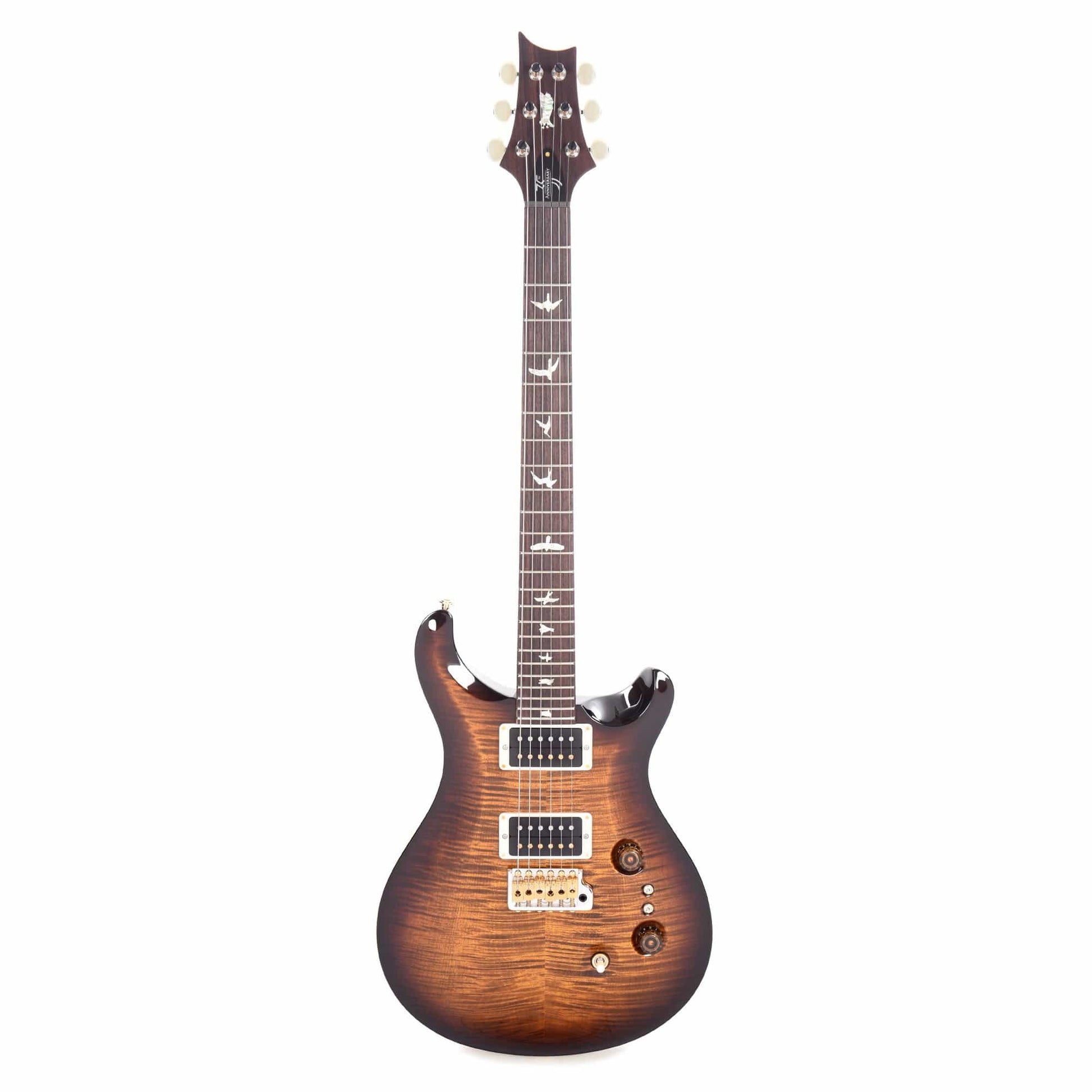 PRS 35th Anniversary Custom 24 10 Top Black Gold Burst Electric Guitars / Solid Body