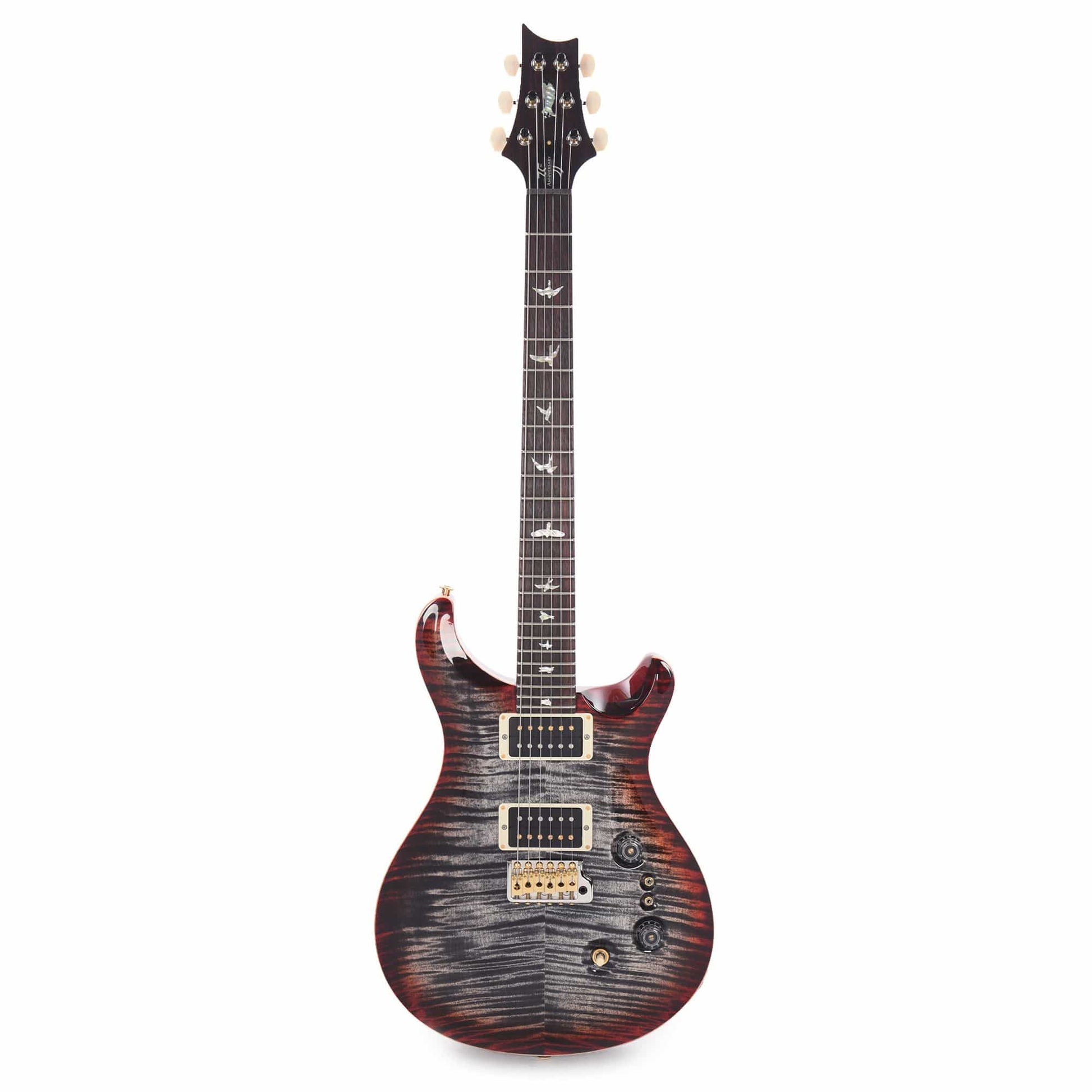 PRS 35th Anniversary Custom 24 10 Top Charcoal Cherry Burst Electric Guitars / Solid Body