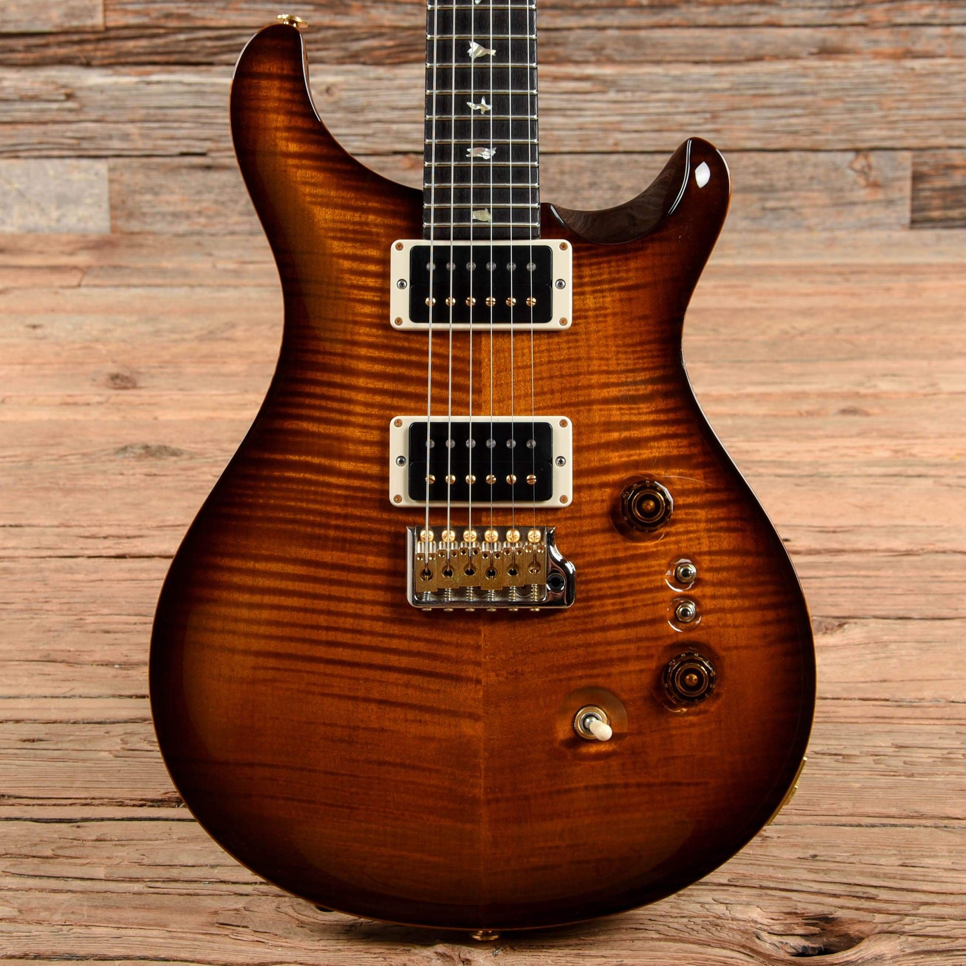 PRS 35th Anniversary Custom 24 10 Top Custom Color Vintage Smoked Burst Electric Guitars / Solid Body
