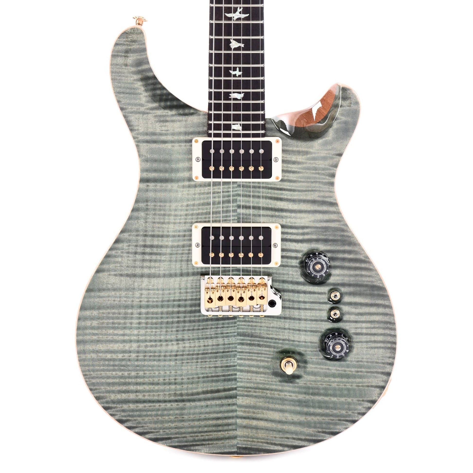 PRS 35th Anniversary Custom 24 10 Top Trampas Green Electric Guitars / Solid Body
