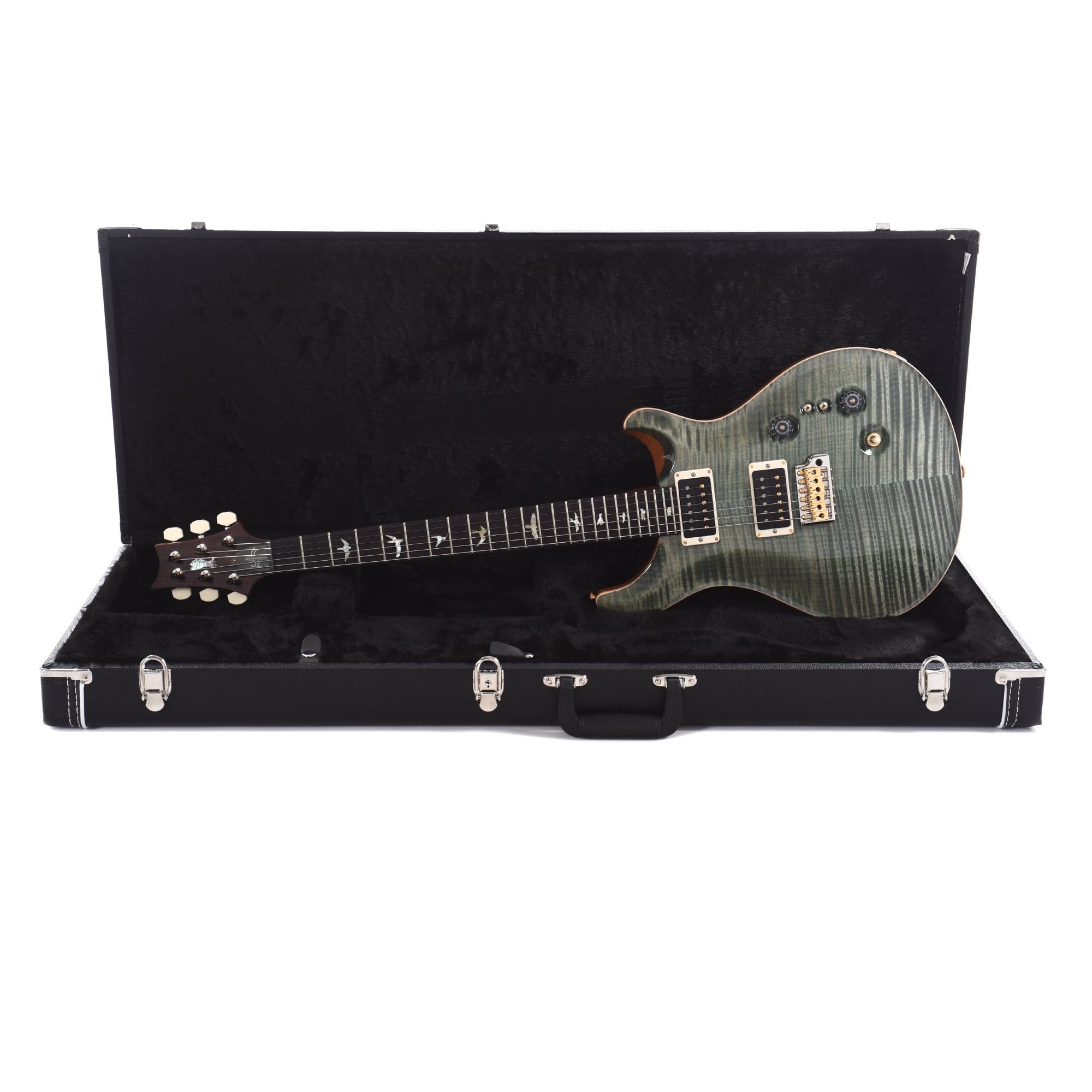 PRS 35th Anniversary Custom 24 10 Top Trampas Green Electric Guitars / Solid Body