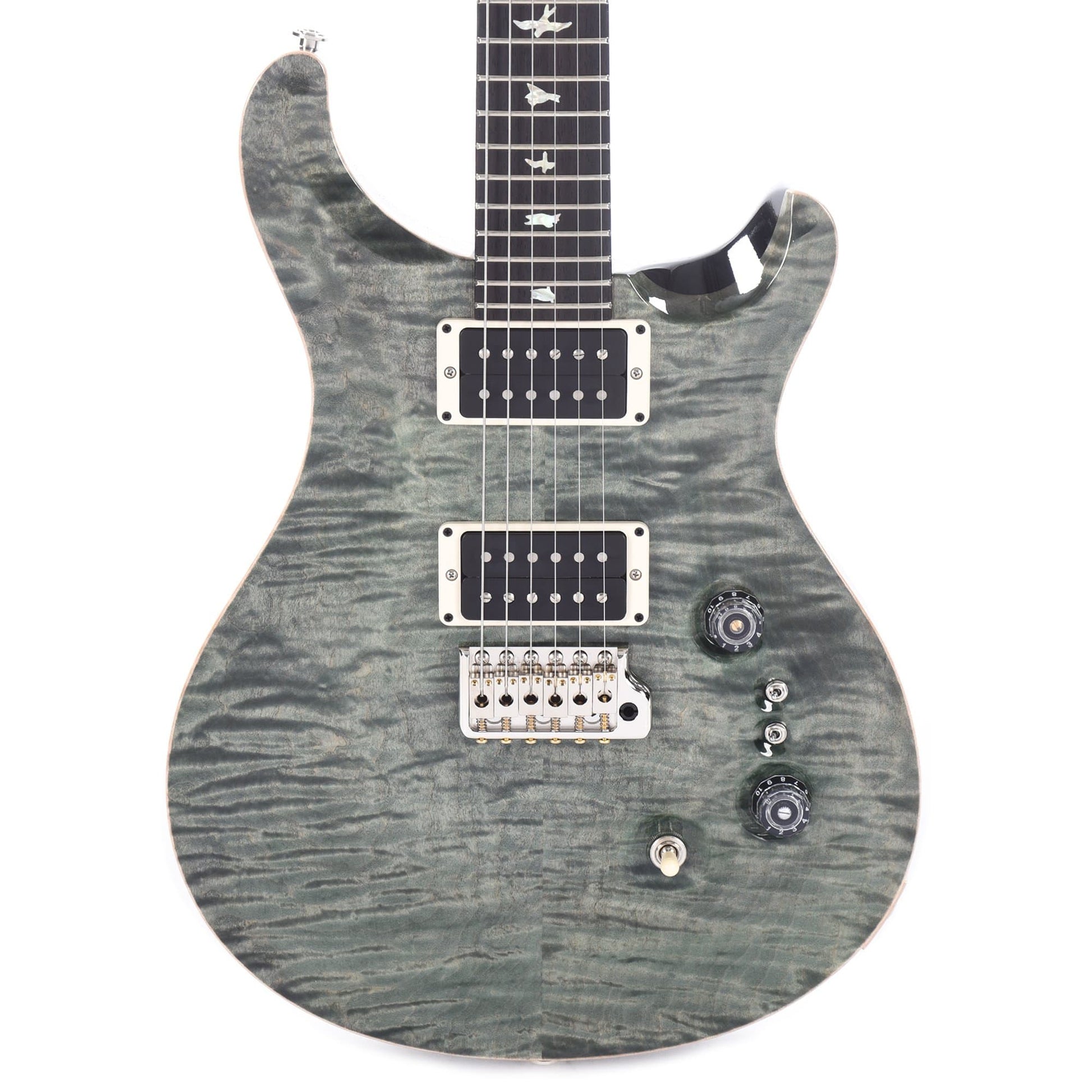 PRS 35th Anniversary Custom 24 Custom Color Trampas Green Pattern Thin Electric Guitars / Solid Body