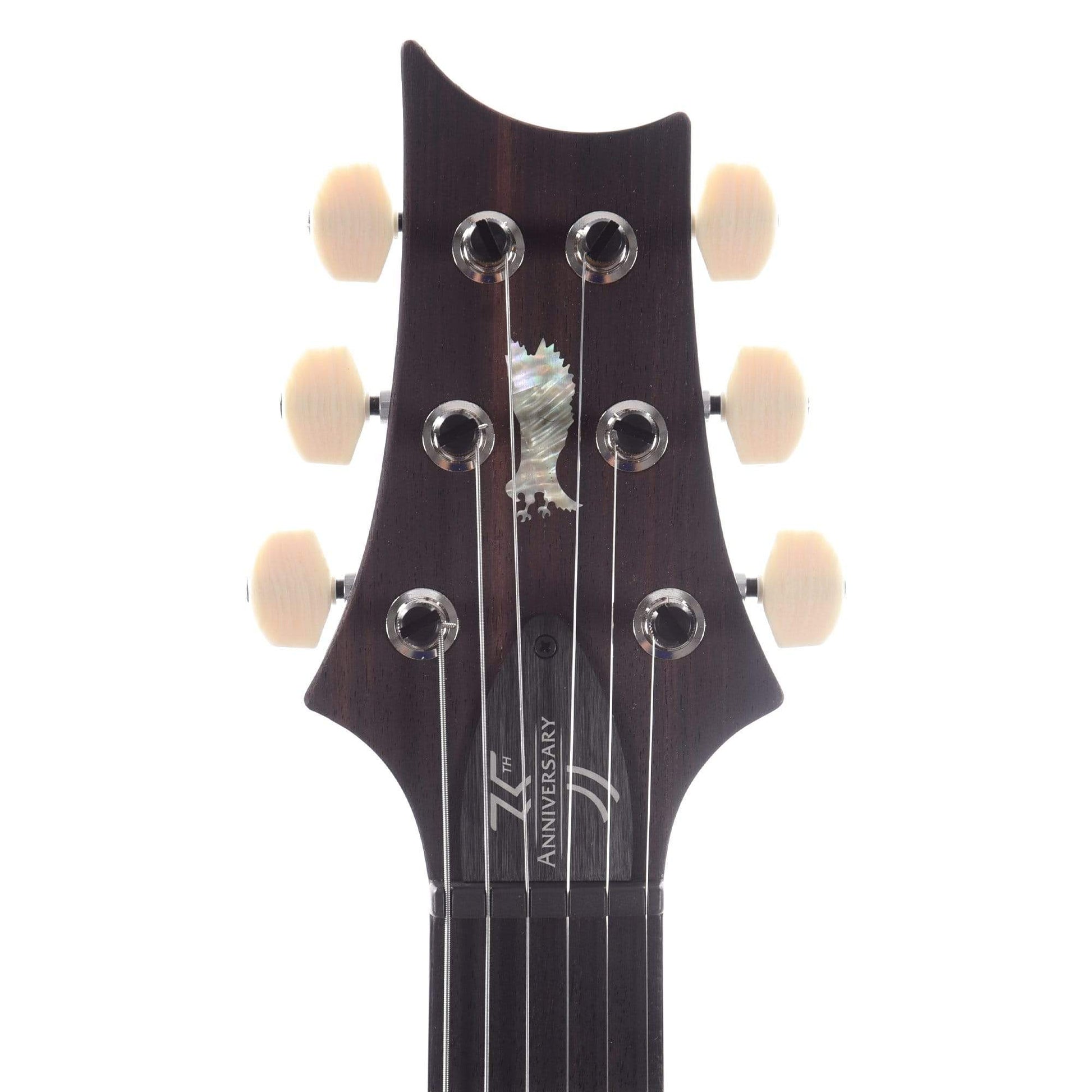 PRS 35th Anniversary Custom 24 Custom Color Trampas Green Smokeburst Pattern Thin Electric Guitars / Solid Body