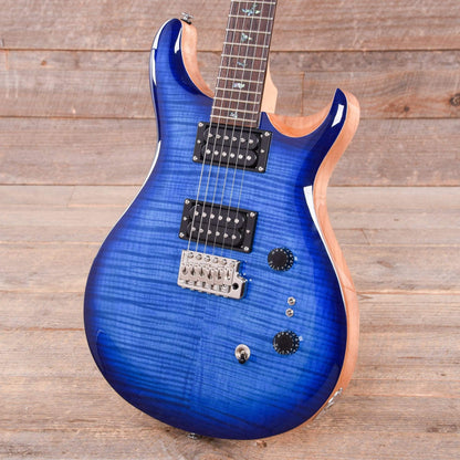 PRS 35th Anniversary SE Custom 24 Faded Blue Burst Electric Guitars / Solid Body
