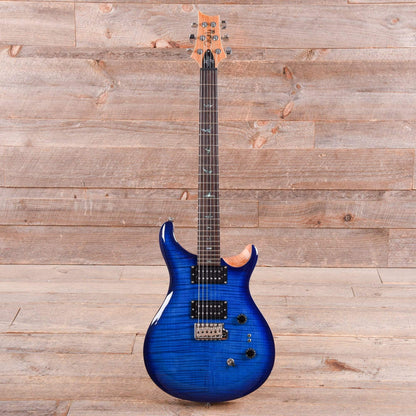 PRS 35th Anniversary SE Custom 24 Faded Blue Burst Electric Guitars / Solid Body
