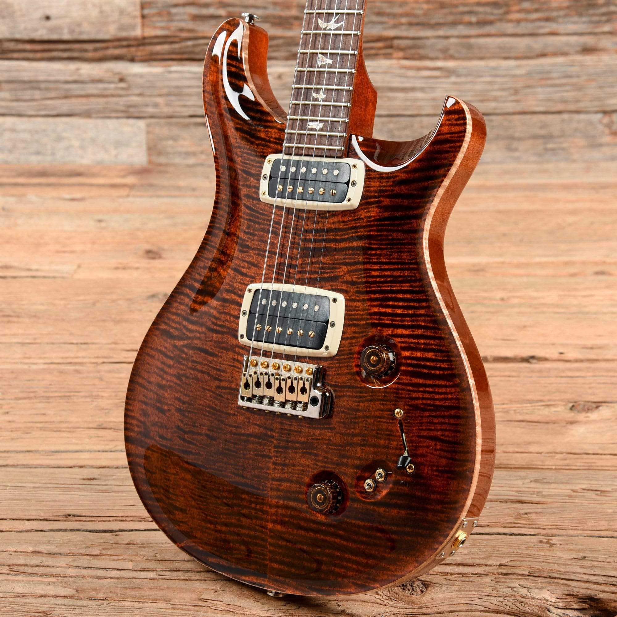 PRS 408 10 Top Orange Tiger 2013 Electric Guitars / Solid Body