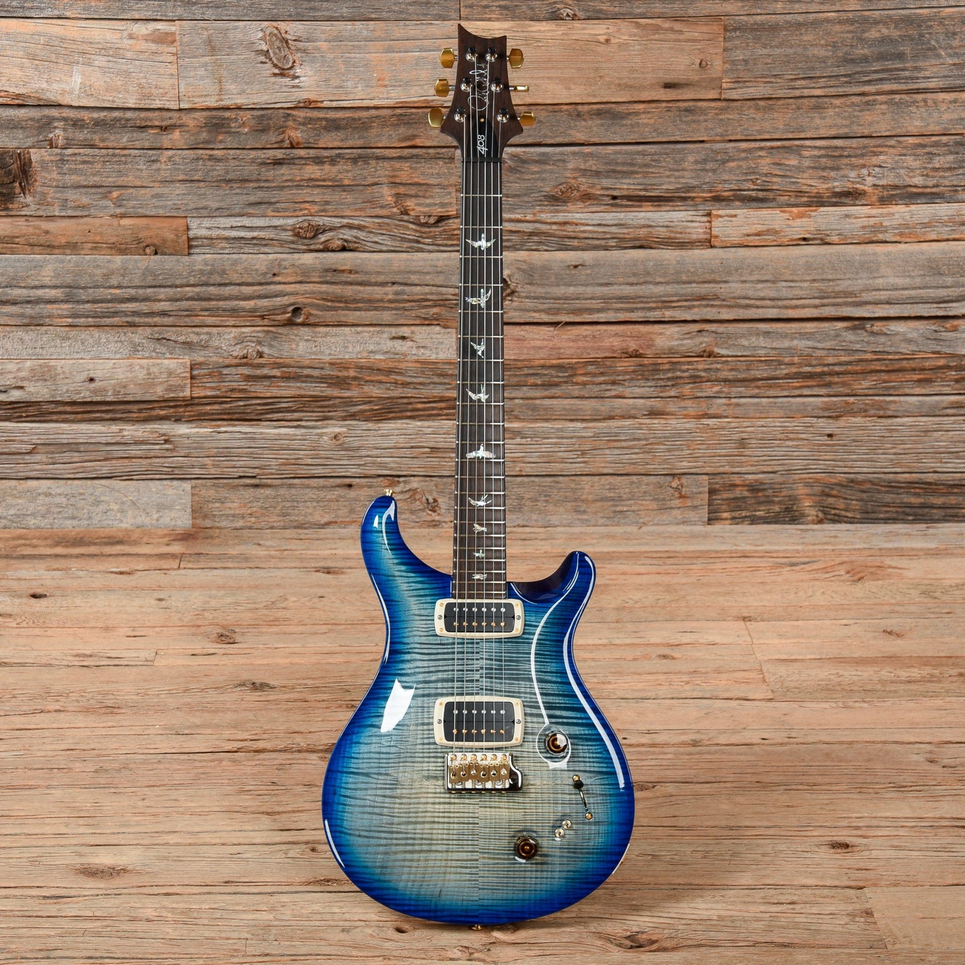 PRS 408 Artist Package Brazilian Rosewood Fretboard Blue Burst 2019 Electric Guitars / Solid Body