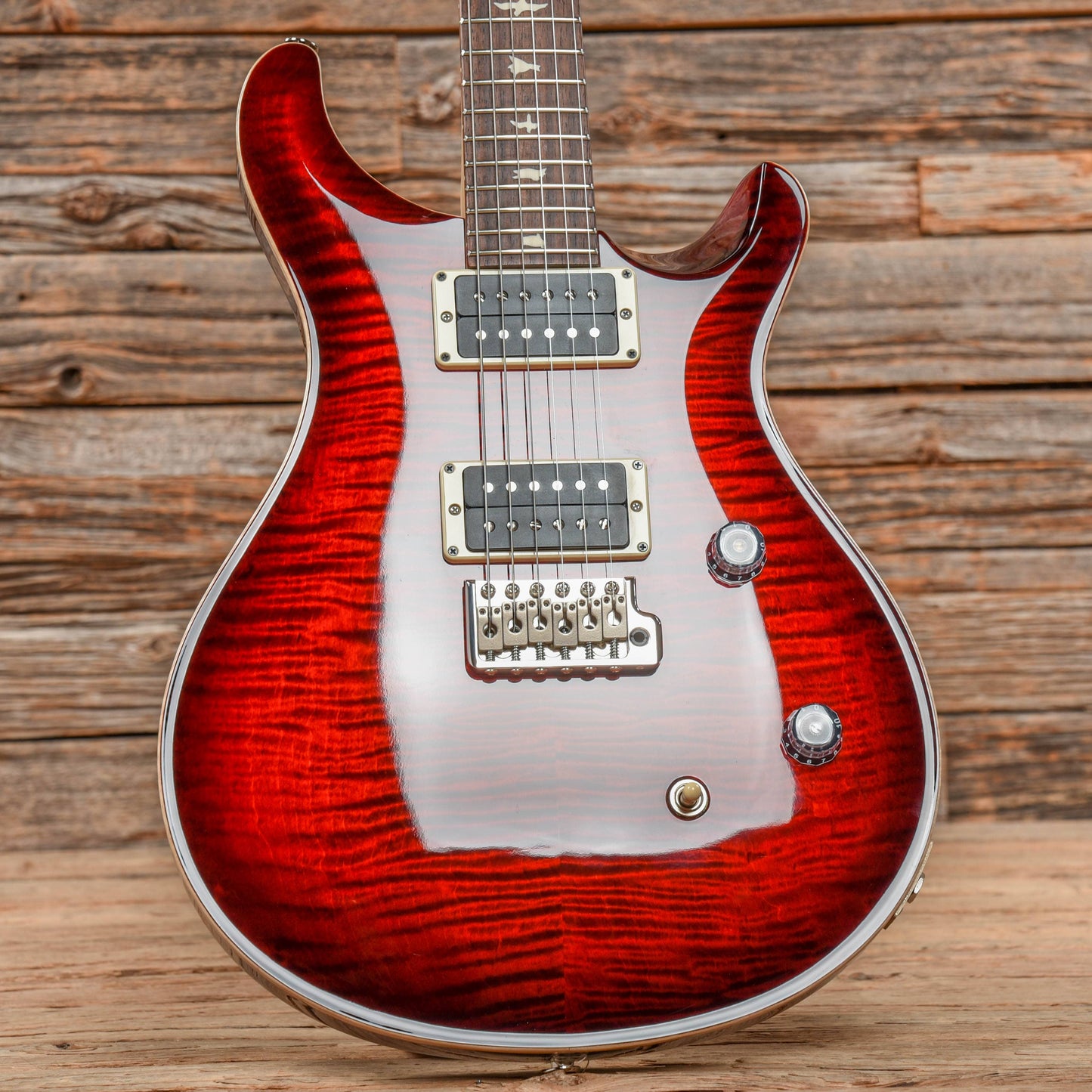 PRS CE 24 Fire Red Burst 2022 Electric Guitars / Solid Body
