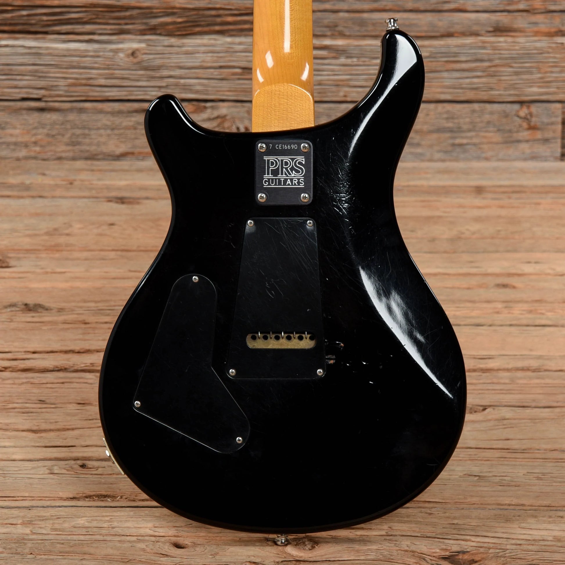 PRS CE24 Maple Top 塗りつぶしBLACK、95年製傷多め鳴良し PRS CE 24 Electric Guitar - Black Top | Sweetwater
